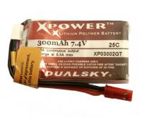   Dualsky 300 2S1P 7.4, 25C (XP03002GT) 