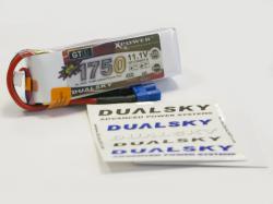   Dualsky GT-S 1750 3S1P 11.1V 45C/6C (XP17503GT-S) 
